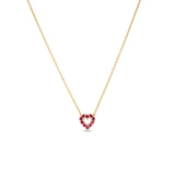 Roberto Coin Tiny Treasures Diamonds and Ruby Reversible Necklace 000634AYCHXR