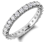 L'ORO Diamond Eternity  Ring SGR1061-14KW-6.5