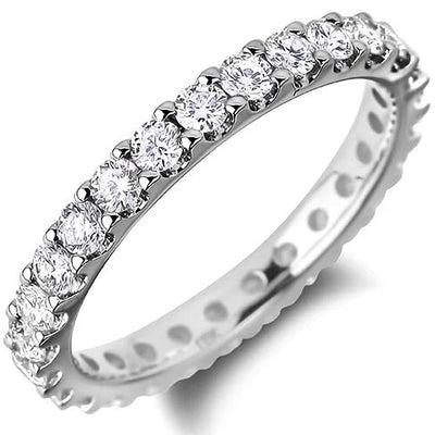 L'ORO Diamond Eternity  Ring SGR1061-14KW-6.5