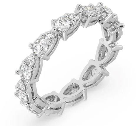L'ORO Diamond Fancy Eternity Ring SGR1524-14KW-7