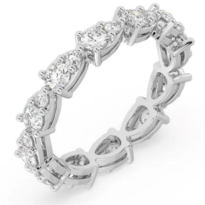 L'ORO Diamond Fancy Eternity Ring SGR1524-14KW-7