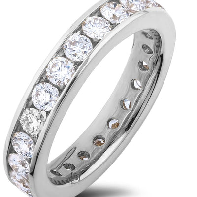 L'ORO Diamond Eternity Ring SGR1130-14KW-6.5