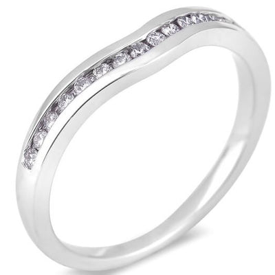L'ORO Diamond Stackable Ring SGR690-14KW-6.5
