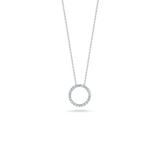 Roberto Coin Tiny Treasures Diamond Small Circle Necklace 001258AWCHX0