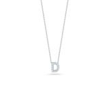 Roberto Coin Tiny Treasures Diamond Love Letter D Necklace 001634AWCHXD