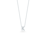 Roberto Coin Tiny Treasures Diamond Love Letter J Necklace 001634AWCHXK