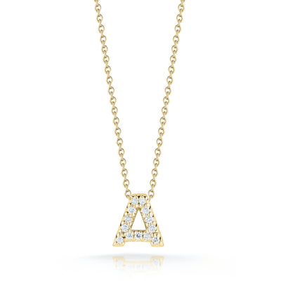 Roberto Coin Tiny Treasures Diamond Love Letter A Necklace 001634AYCHXA