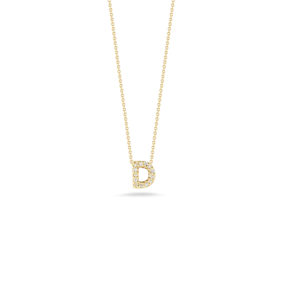 Roberto Coin Tiny Treasures Diamond Love Letter D Necklace 001634AYCHXD