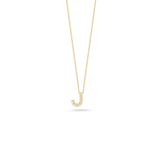Roberto Coin Tiny Treasures Diamond Love Letter J Necklace 001634AYCHXJ