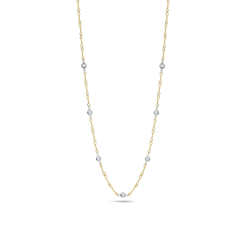 Roberto Coin Diamond Classic Diamonds Essential Necklace 001824AJ18X0
