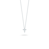Roberto Coin Tiny Treasures Diamond Baby Cross Necklace 001883AWCHX0