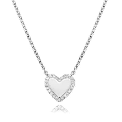 Miss Mimi Diamond Heart  Necklace 040133730100