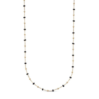 Miss Mimi Dainty Enamel Chain Necklace 04-453888-02BK