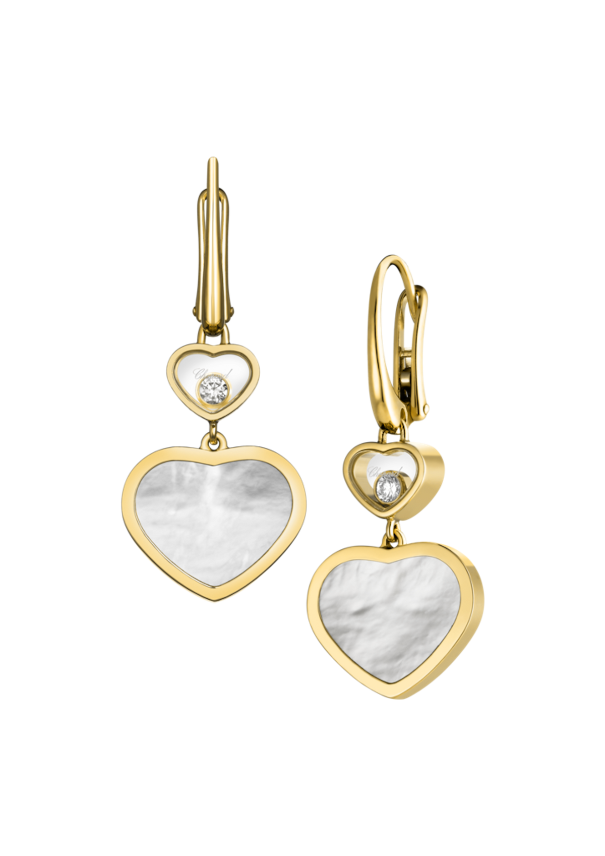 Chopard Happy Hearts Diamonds Drop Earring 837482-0310
