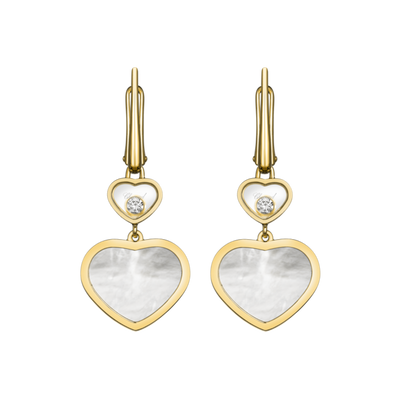 Chopard Happy Hearts Diamonds Drop Earring 837482-0310