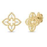 Roberto Coin Princess Flower Diamond Stud Earring 7773890AYERX
