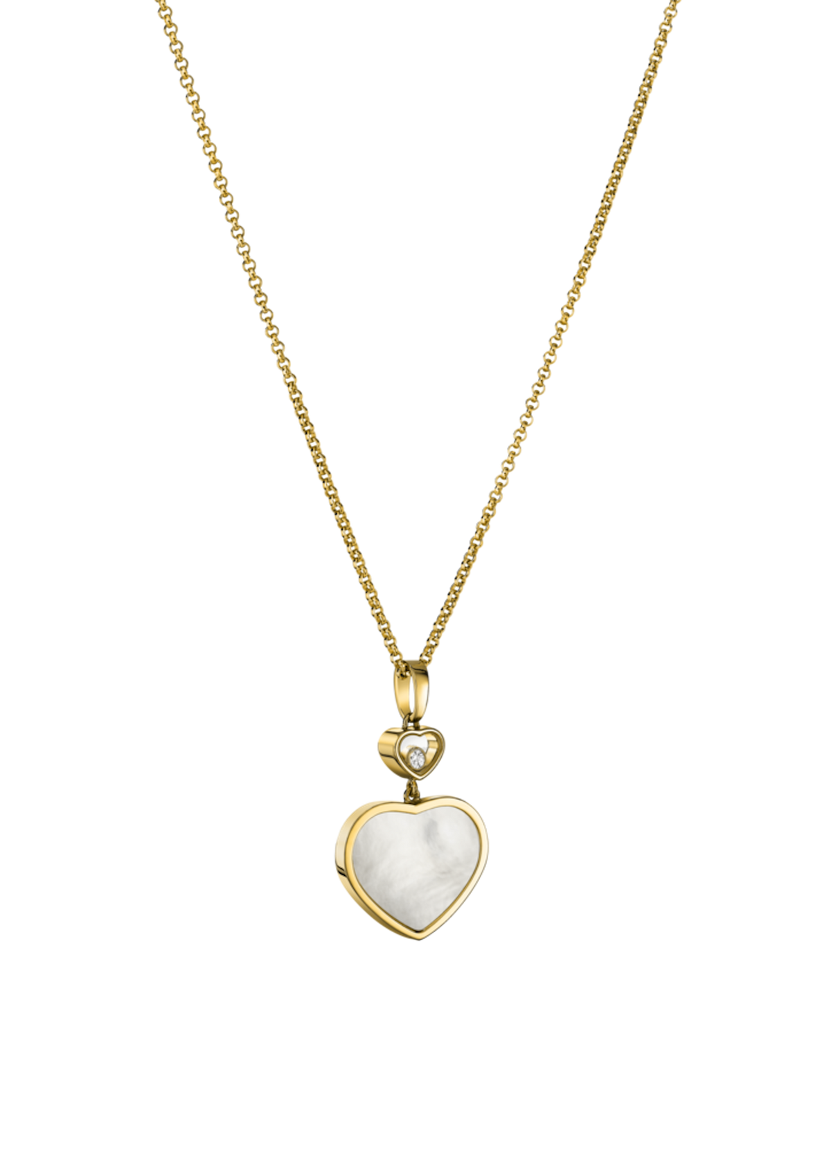 Chopard Happy Hearts Diamond MOP Necklace 797482-0301