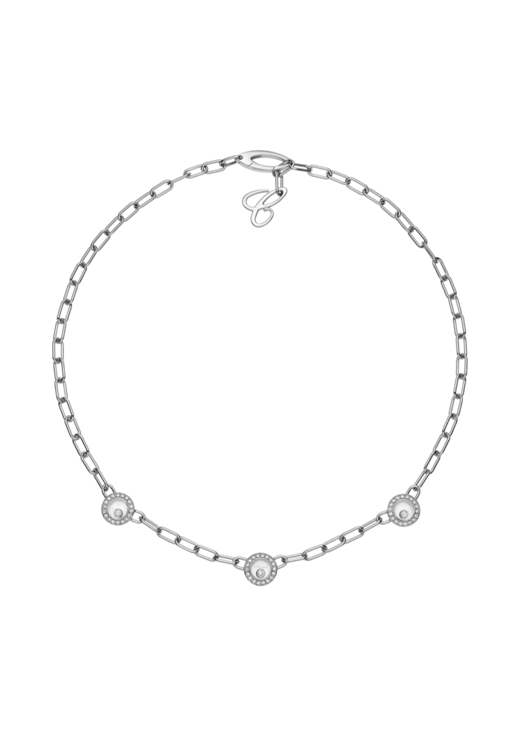 Chopard Happy Diamond Icon Necklace 81A117-1221