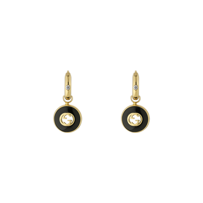 Gucci Interlocking G Diamonds Drop Earring YBD78656300100U
