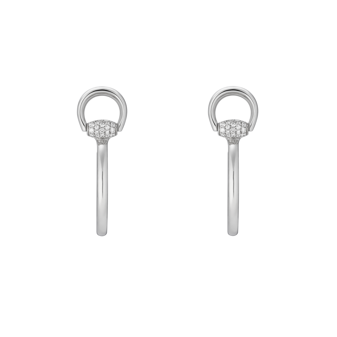 Gucci Horsebit Diamonds Earring YBD83775700100U