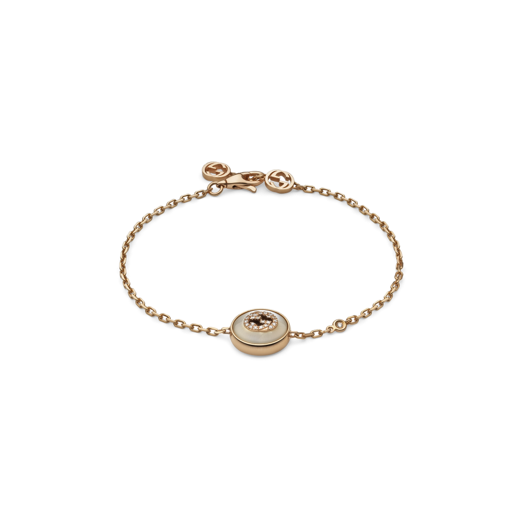 Gucci Interlocking G Diamonds Bracelet YBA786749001017