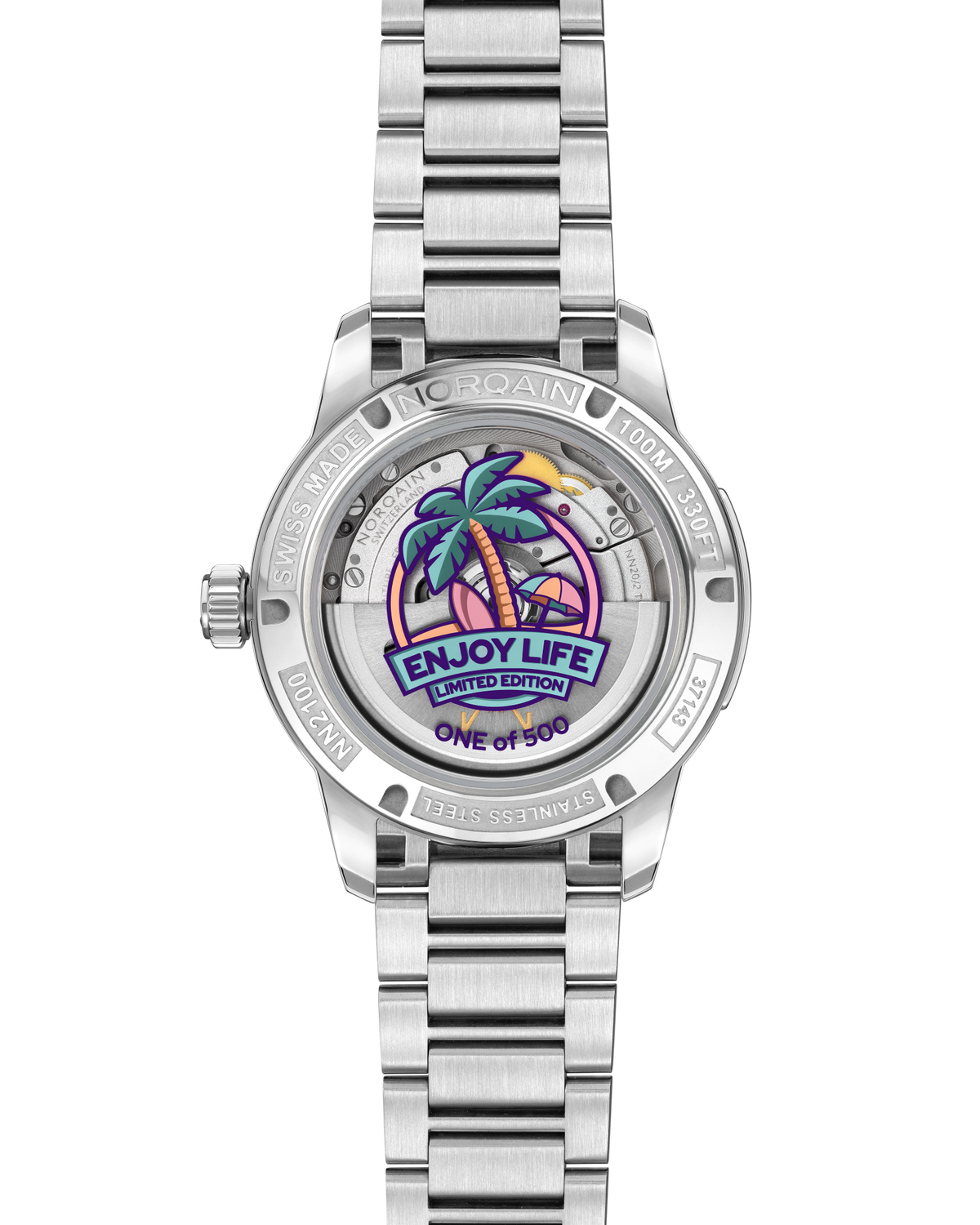 Norqain Freedom 60 Chronograph Enjoy Life Holiday 40mm Automatic N2100.22S02.W01.S01
