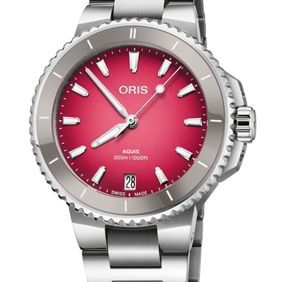 Oris Aquis Date "Taste Of Summer" 36.5mm Automatic 01 733 7792 4158-07 8 19 05P