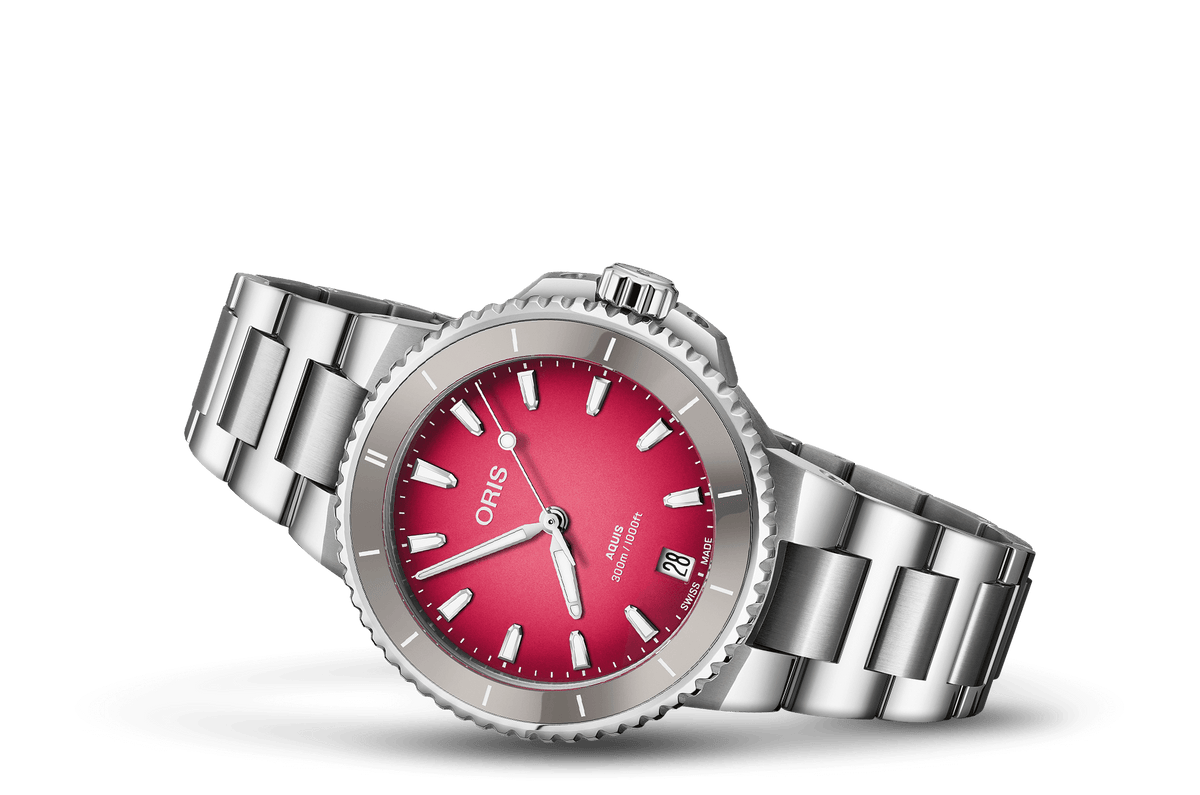Oris Aquis Date "Taste Of Summer" 36.5mm Automatic 01 733 7792 4158-07 8 19 05P