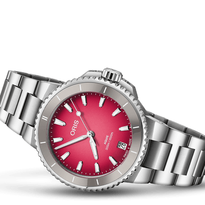 Oris Aquis Date "Taste Of Summer" 36.5mm Automatic 01 733 7792 4158-07 8 19 05P