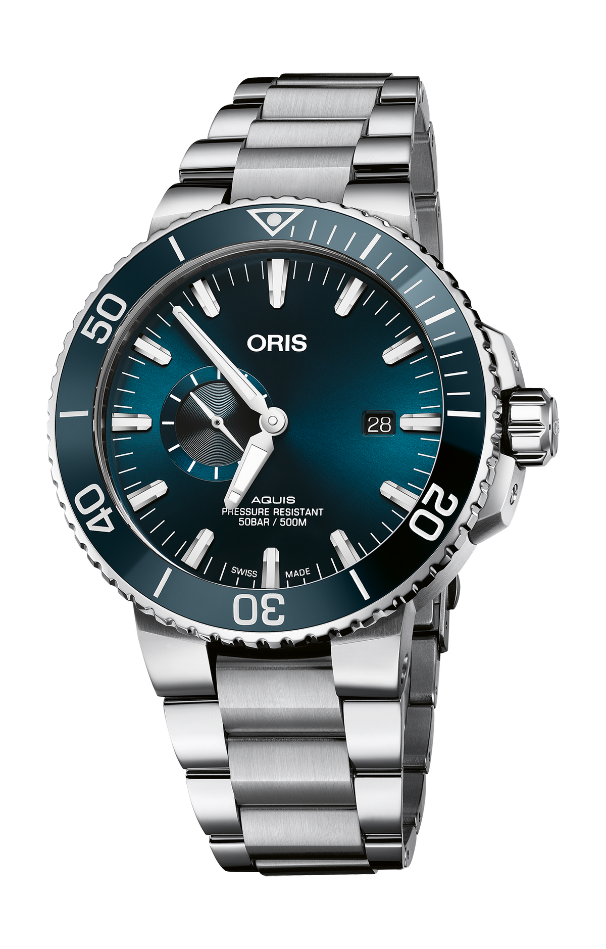Oris Aquis Small Second 45.5mm Automatic 01 743 7733 4155-07 8 24 05 PEB