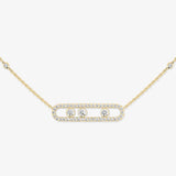 Messika Move Classique Diamonds Statement Necklace 03994-YG