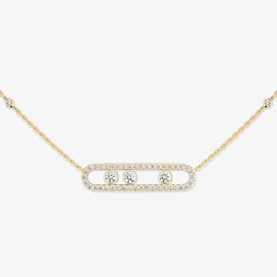 Messika Move Classique Diamonds Statement Necklace 03994-YG