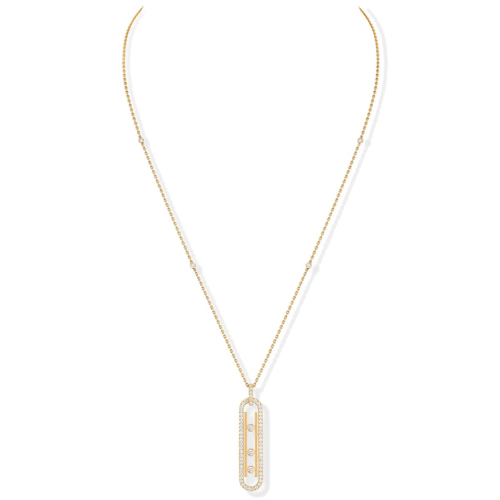 Messika PO Diamonds Statement Necklace 10032-YG