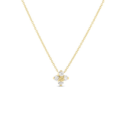 Roberto Coin Love in Verona Diamond CrossNecklace 111473AYCHX0