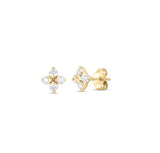 Roberto Coin Love in Verona Diamond Flower Stud Earring 111473AYERX0