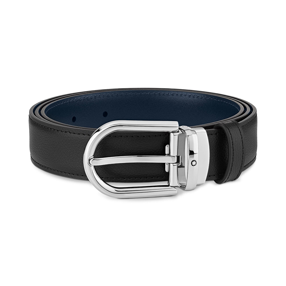 Montblanc Reversible Blue-Black Belt 128756