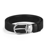 Montblanc Horseshoe Reversible Black-Black Belt 198410