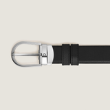 Montblanc Horseshoe Reversible Black-Black Belt 198410