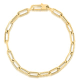 Roberto Coin Designer Gold Paperclip Bracelet 5310168AYLB0