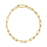 Roberto Coin Designer Gold Paperclip Bracelet 5310208AYLB0