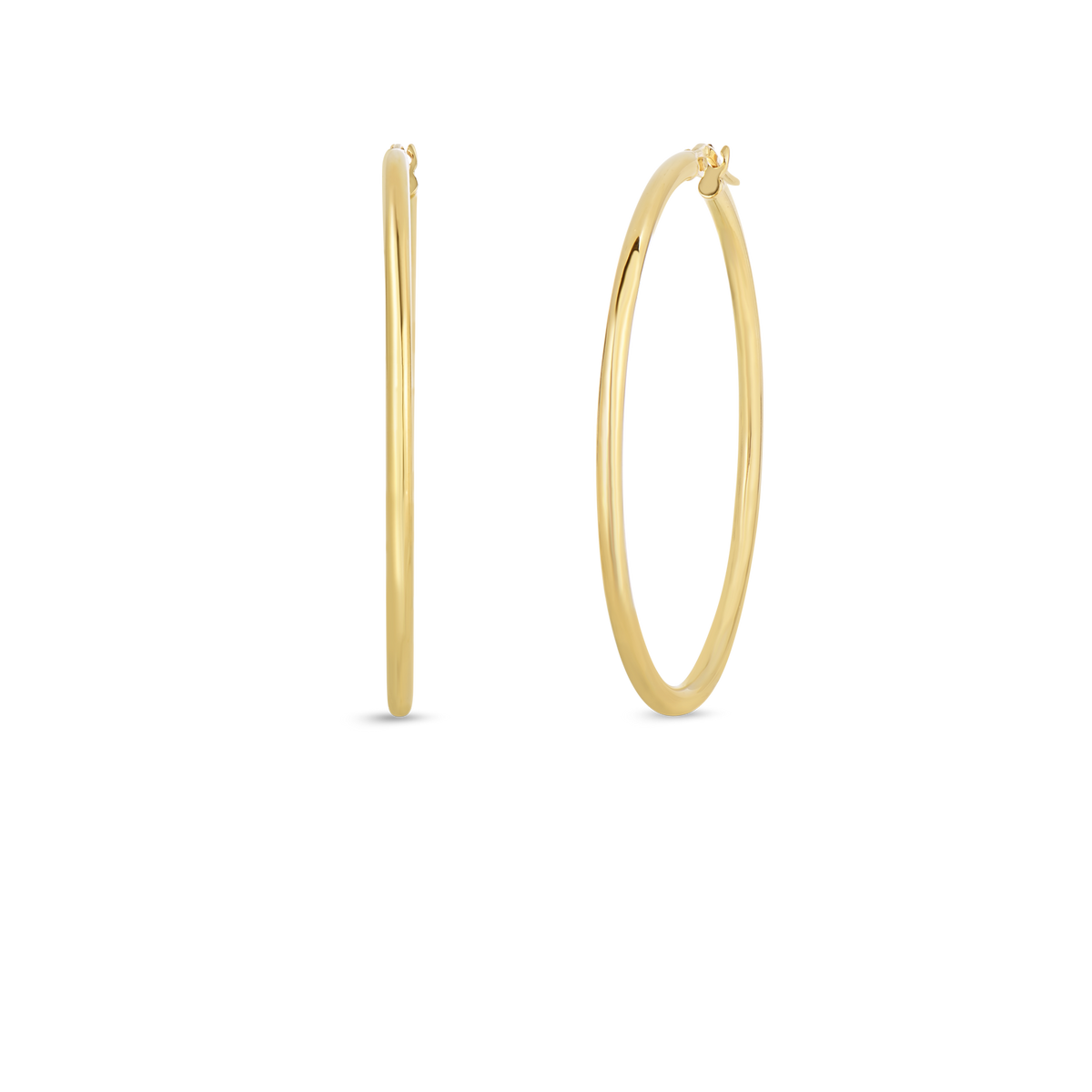 Roberto Coin Designer Gold Hoop Earring 556023AYER00