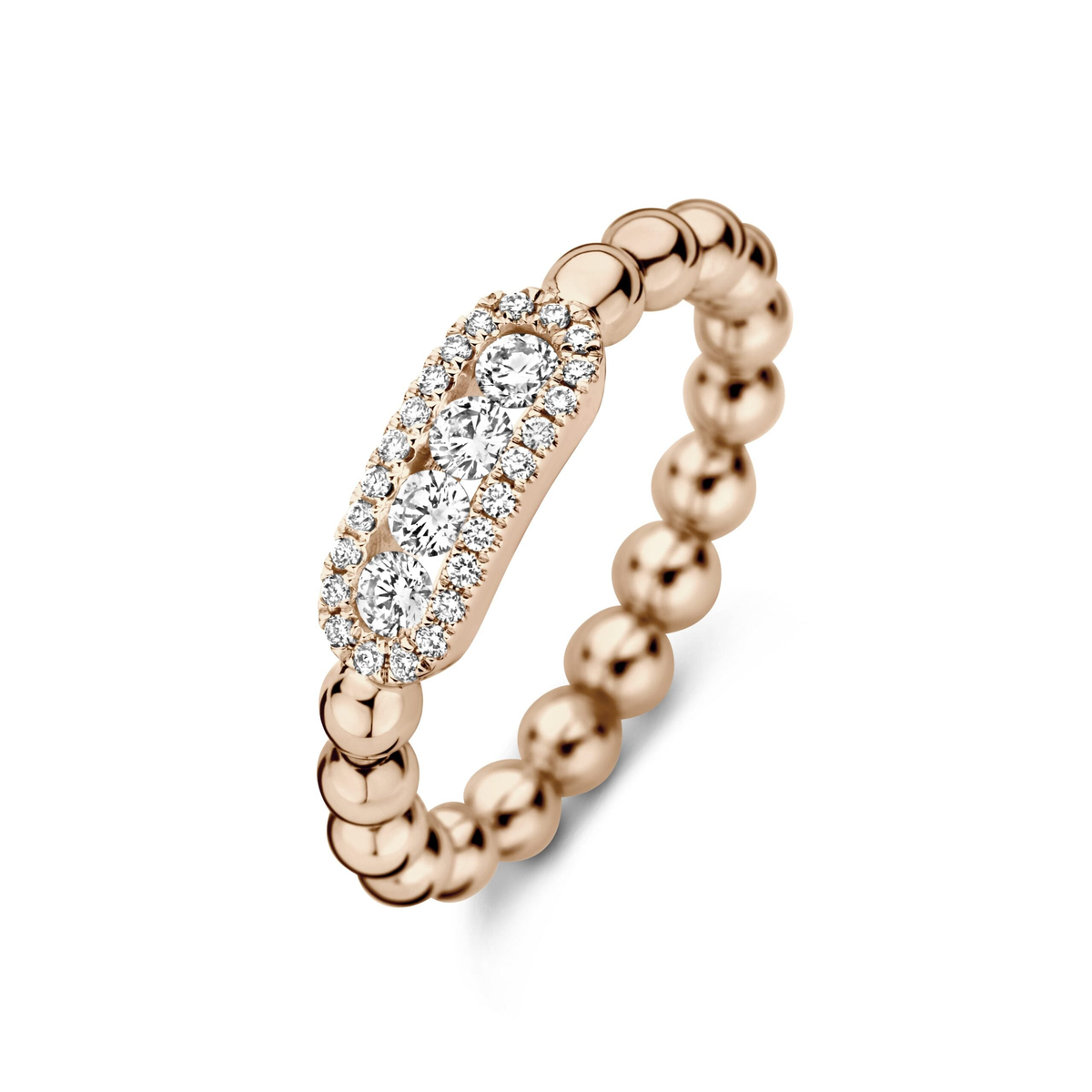 Hulchi Belluni Sparkling Diamonds Ring 66110-RW