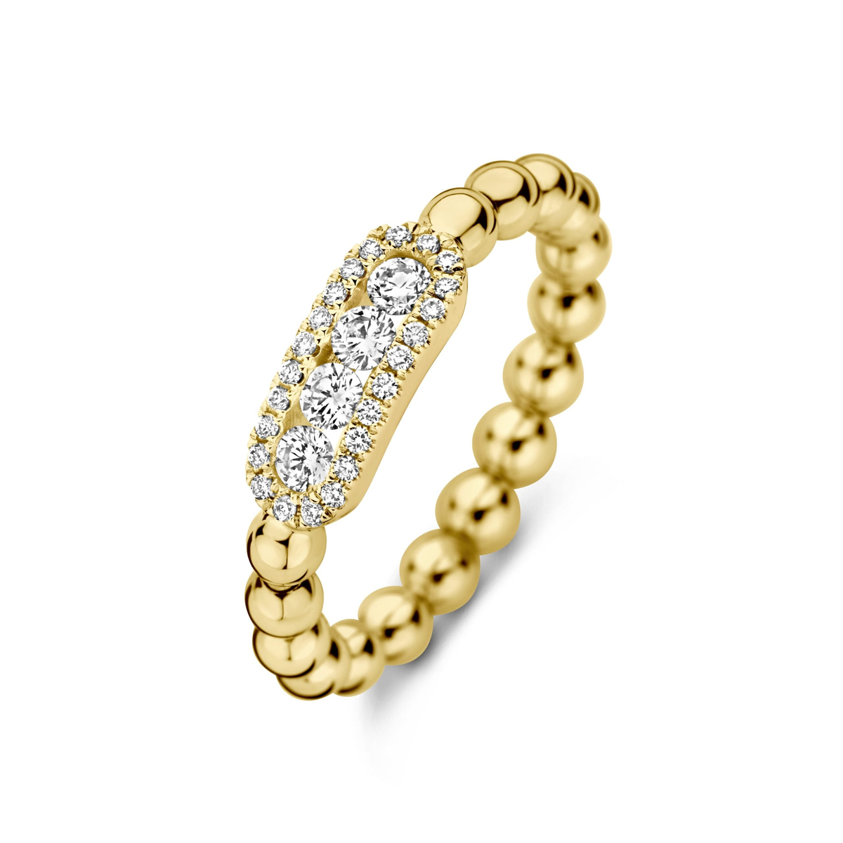 Hulchi Belluni Sparkling Diamonds Ring 66110-YW