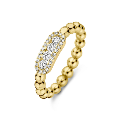 Hulchi Belluni Sparkling Diamonds Ring 66110-YW