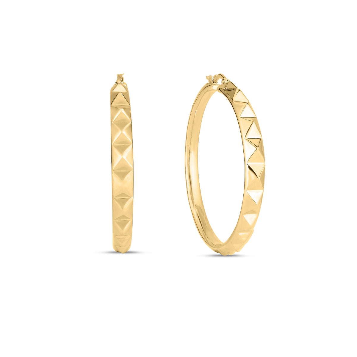 Roberto Coin Designer Gold Hoop Earring 6740648AYER0