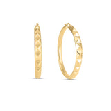 Roberto Coin Designer Gold Hoop Earring 6740648AYER0
