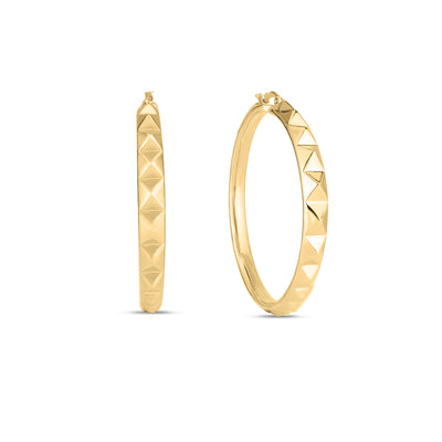 Roberto Coin Designer Gold Hoop Earring 6740648AYER0