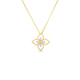 Roberto Coin Princess Flower Diamonds Essential Necklace 7772717AJ17X