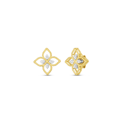 Roberto Coin Princess Flower Diamond Stud Earring 7772717AJERX