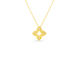 Roberto Coin Venetian Princess Flower Small Diamond Necklace 7772985AYCHX